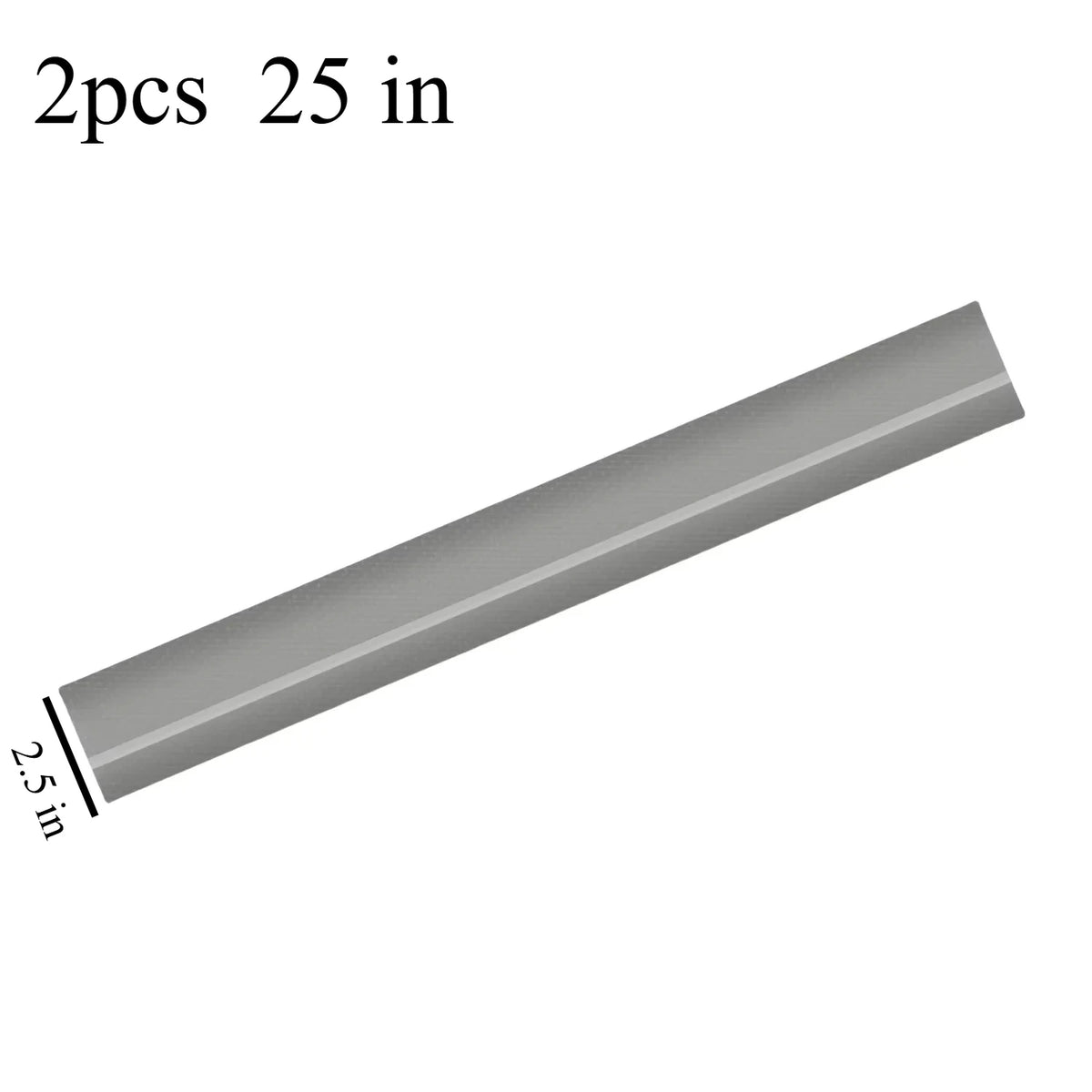 Adjustable Stainless Steel Stove Gap Covers - Set of 2 Pairs