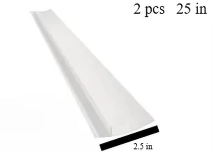 Adjustable Stainless Steel Stove Gap Covers - Set of 2 Pairs